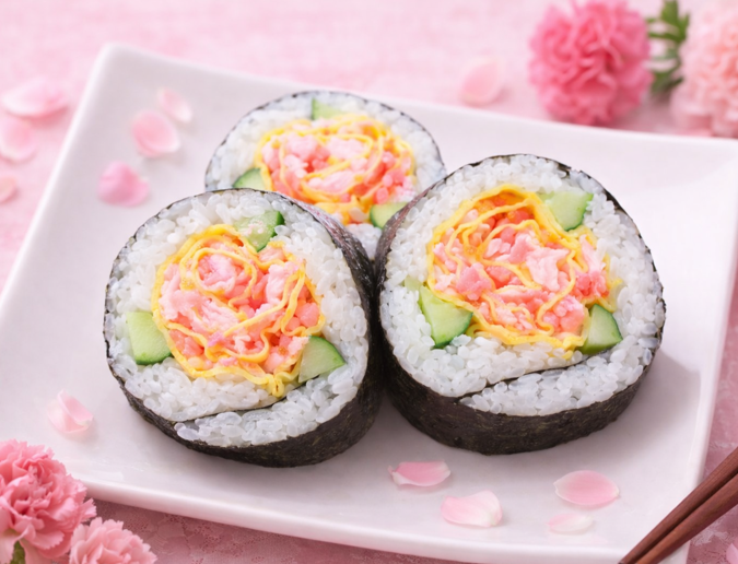 母の日に食べられる花を贈ろう！花寿司づくり